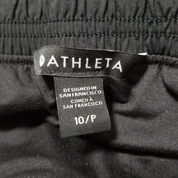 Athleta pants 10P Petite Brooklyn Lined Jogger elastic pull on waist jersey - Picture 12 of 13
